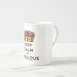 Taza De Porcelana SlipperyJoe's mantiene la calma fabulosa y especta
