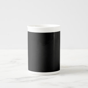 Taza De Porcelana Solo código hex negro 000000