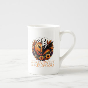 Taza De Porcelana Sorta Sweet Sorta Spooky