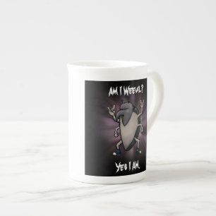 Taza De Porcelana ¿Soy Weevil Heavy Metal Dibujo Animado?