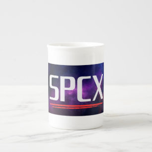 Taza De Porcelana SPCX SpaceX OPI Inversor Diseño Acción Espacial