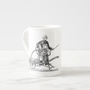 Taza De Porcelana Sprinkler Fireman 90th Birthday personalizado Mug