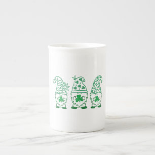 Taza De Porcelana St. Patrick's Day Gnomes-60682