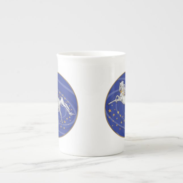 Taza De Porcelana Starry Mare Bone China Mug (Frente)