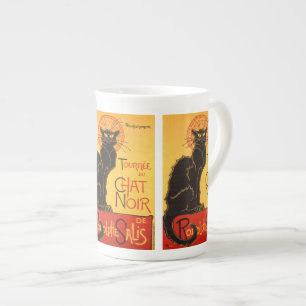 Taza De Porcelana Steinlen: Charla Noir