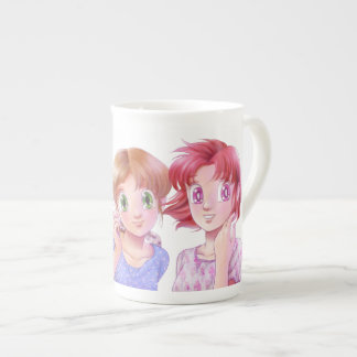 Taza De Porcelana Stela y Sabrina de mi manga original