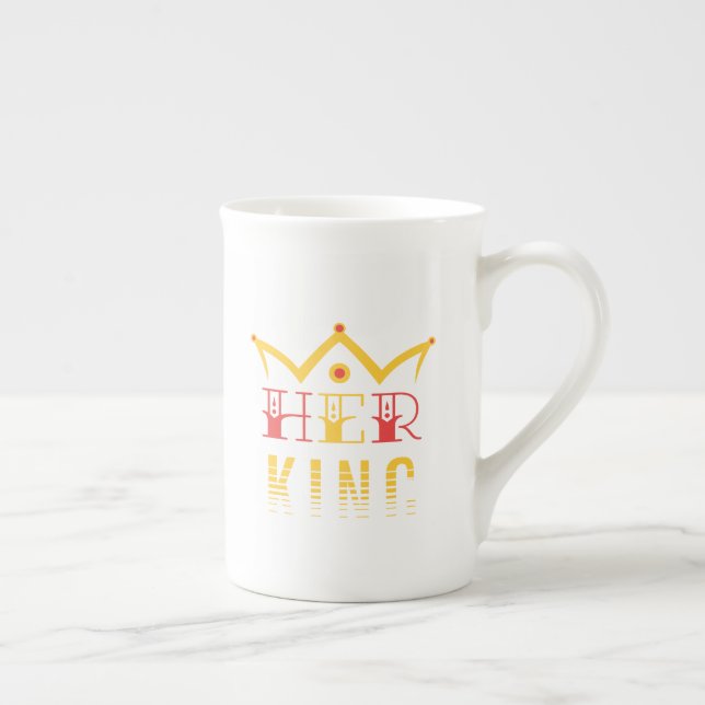 Taza De Porcelana Su Rey (Derecha)