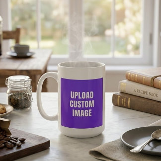 Taza De Porcelana Subir 2 imagen personalizada - Agrega la tuya para