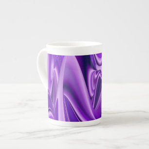 Taza De Porcelana Sueños púrpura, Abstracta fantasía Arcoiris