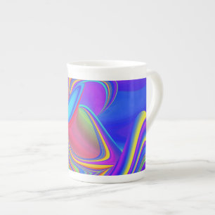Taza De Porcelana Summerfeeling, Resumen 3D Rainbowart