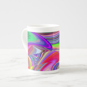 Taza De Porcelana Summerrainbow , Resumen del Rainbowart 3D