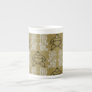 Taza De Porcelana Sumo Wrestler