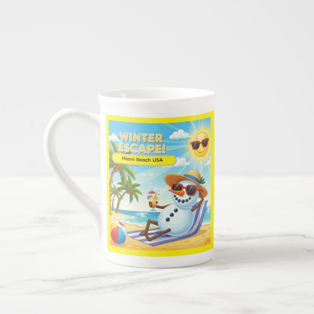 Taza De Porcelana Sunny Sands Resort (Izquierda)