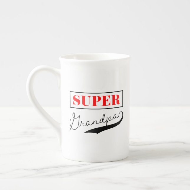 Taza De Porcelana Super Abuelo (Izquierda)