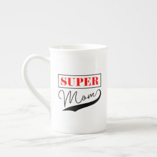 Taza De Porcelana Super Mamá
