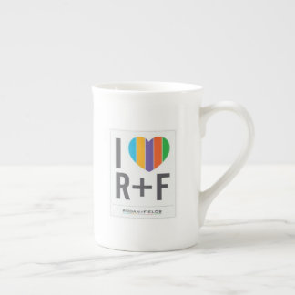 Taza De Porcelana Suposición R+Taza del amor de F