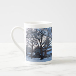 Taza De Porcelana Tabernáculo por la mañana después de la nieve - Vi