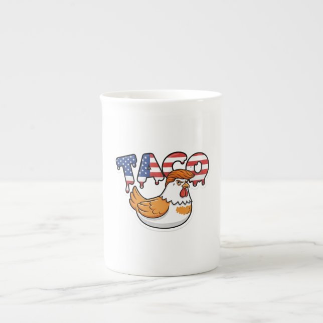 TAZA DE PORCELANA TACO (Frente)