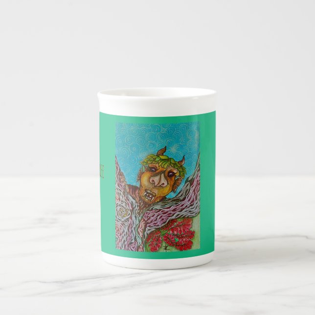 Taza De Porcelana Tangle Tree Troll (Frente)