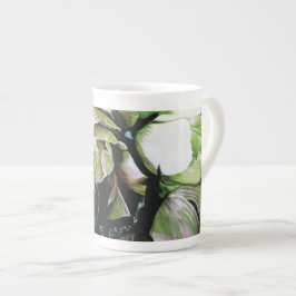 Taza De Porcelana "Taza fina de la porcelana del paseo del Peony"