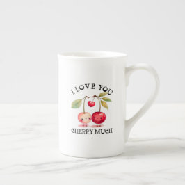 Taza De Porcelana Te Amo Mucho Día de San Valentín
