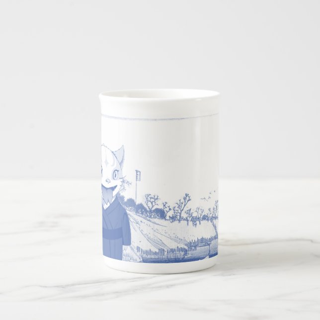 Taza De Porcelana Té de Katori (Frente)