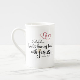 Taza De Porcelana TÉ DE PADRE CON JESÚS Christian Quiet Time