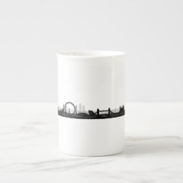 Taza De Porcelana Tea Mug, tema del Skyline de Londres