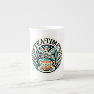 Taza De Porcelana Tea Time Fairy