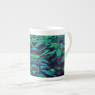 Taza De Porcelana Tejido tropical