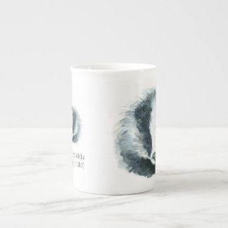 Taza De Porcelana Tejón