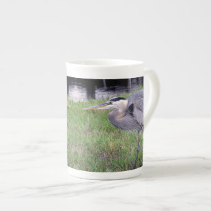 Taza De Porcelana Territorio de la Gran Garza Azul