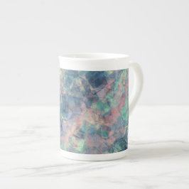 Taza De Porcelana Textura azul de atardecer en ruinas