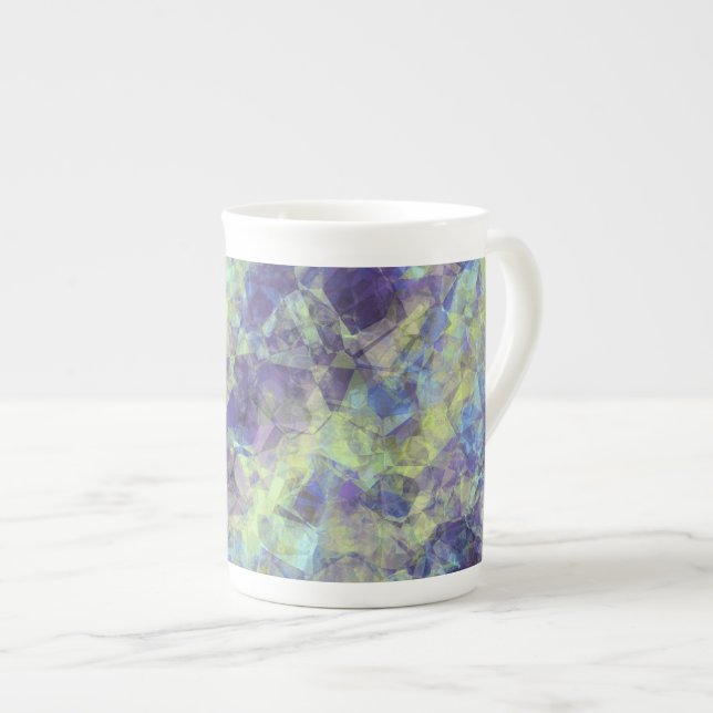 Taza De Porcelana Textura de lavanda en bruto (Derecha)