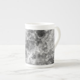 Taza De Porcelana Textura en bruto de carbón vegetal