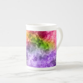 Taza De Porcelana Textura exótica arrugada
