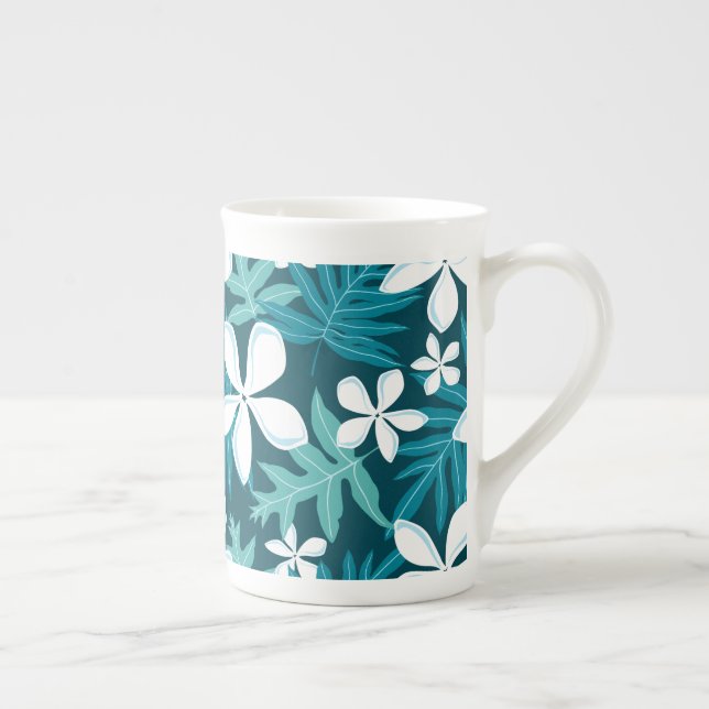 TAZA DE PORCELANA TIARE (VERDE AZULADO) (Derecha)