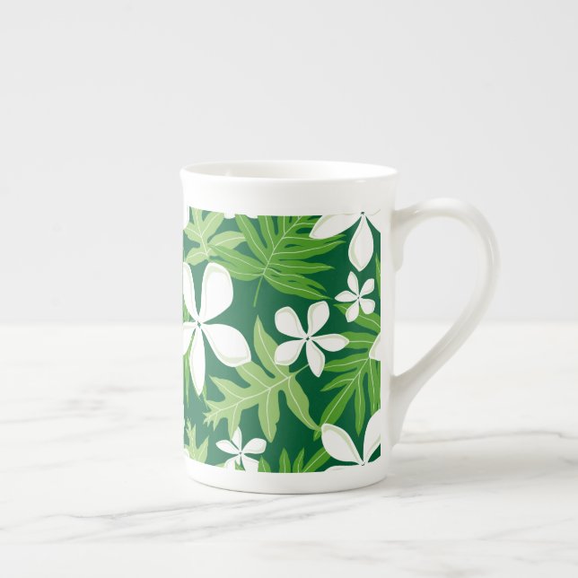TAZA DE PORCELANA TIARE (VERDE) BONE CHINA MUG (Derecha)
