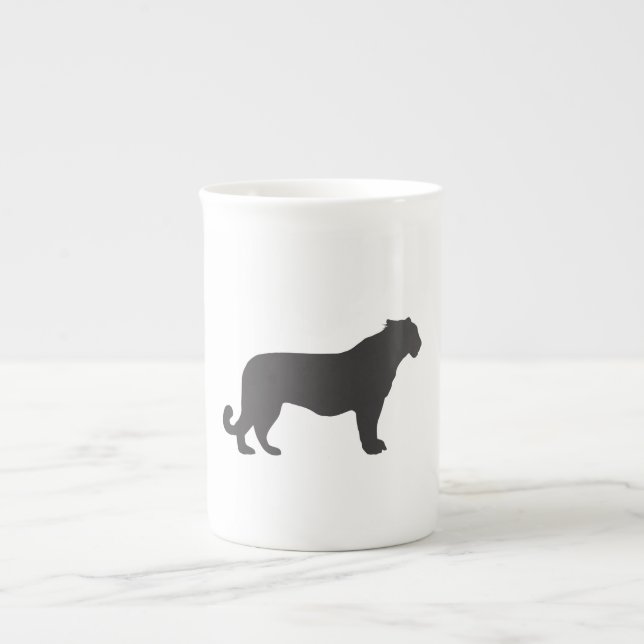 Taza De Porcelana Tiger Silhouette (Frente)