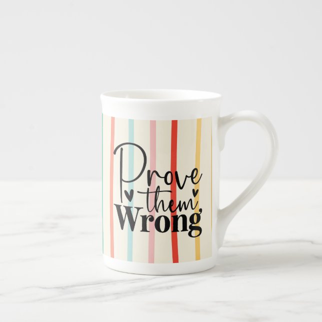 Taza De Porcelana Tirar el hueso de China (Derecha)