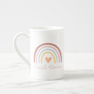 Taza De Porcelana Trabajador social II
