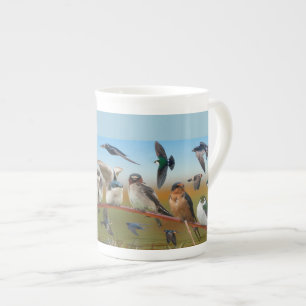Taza De Porcelana Tragos y morado Martín
