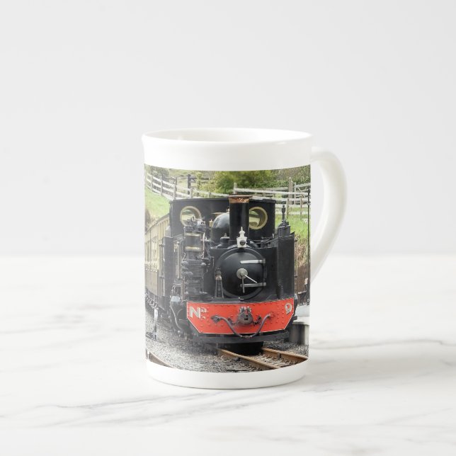 TAZA DE PORCELANA TRENES DE VAPOR (Derecha)