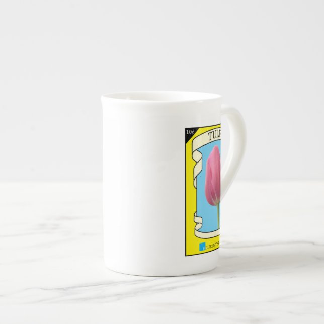 Taza De Porcelana Tulip Seed Packet Mug (Derecha)