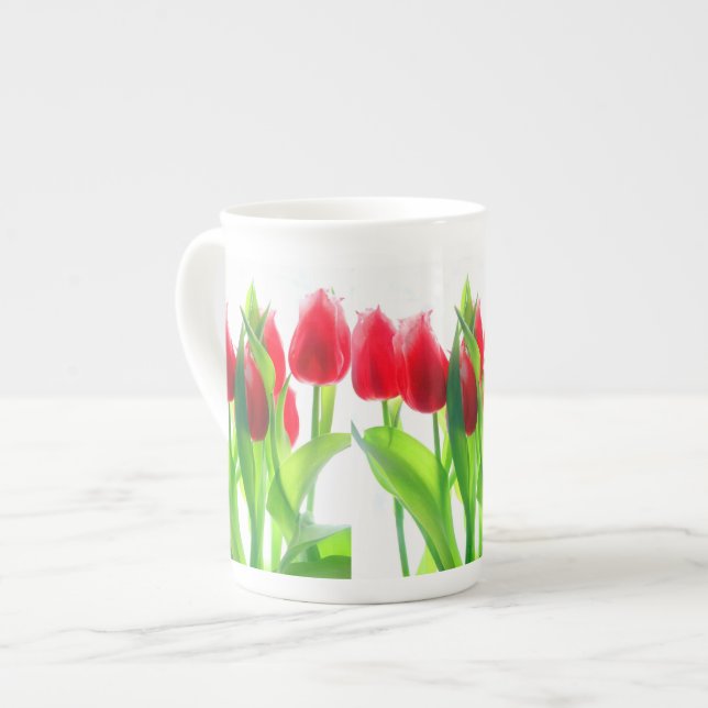 Taza De Porcelana Tulips Mug (Izquierda)