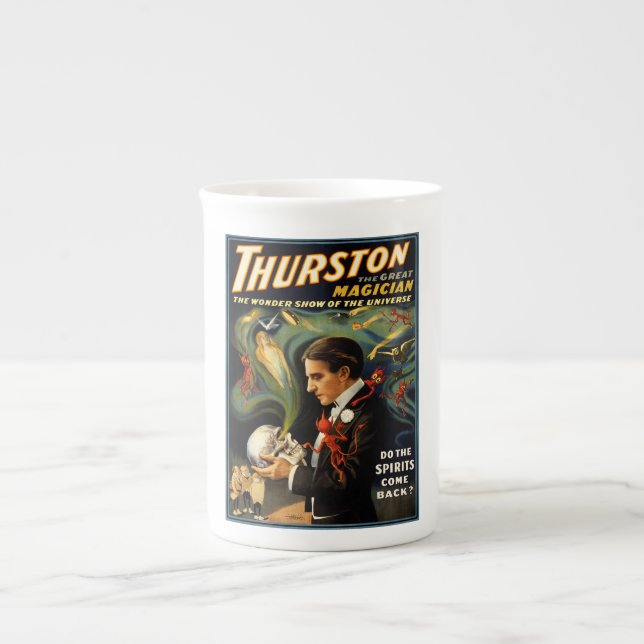 Taza De Porcelana Turston, el gran mago (Frente)