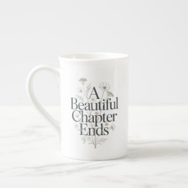 Taza De Porcelana Un capítulo hermoso termina Jubilación Personaliza