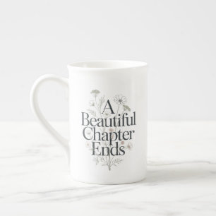 Taza De Porcelana Un capítulo hermoso termina Jubilación Personaliza