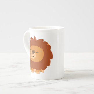 Taza De Porcelana Un lindo Personalizado de león hueso de China