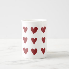 Taza De Porcelana Un pequeño regalo de El día de San Valentín de cor
